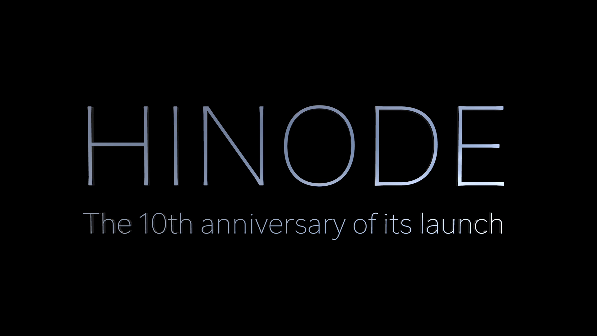 Hinode 10th Anniversary